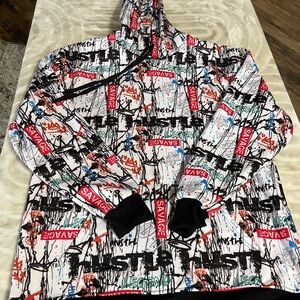 Mens Sacred Crown Large hoodie multicolor